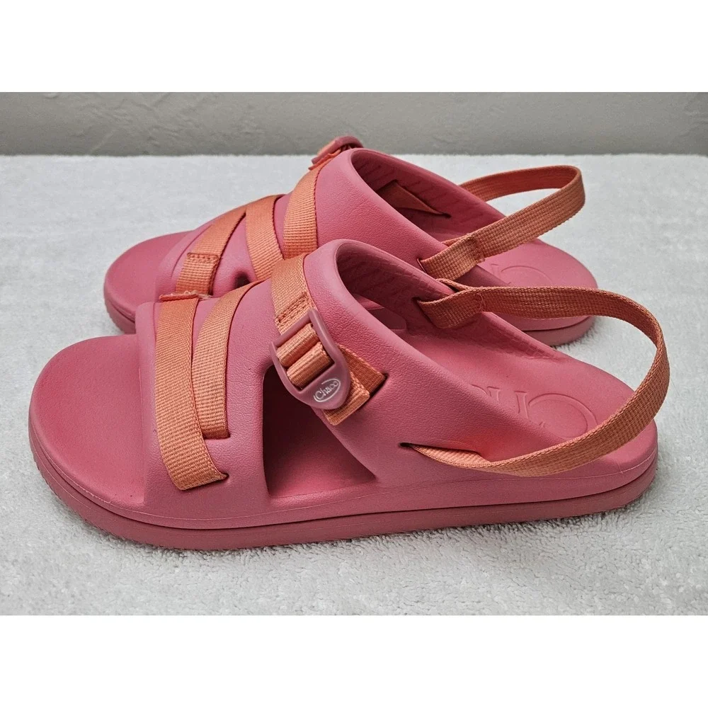 Chaco Chillos Sport Pink‎ Big Kids Girl's Sandals Size 6 Ankle Strap